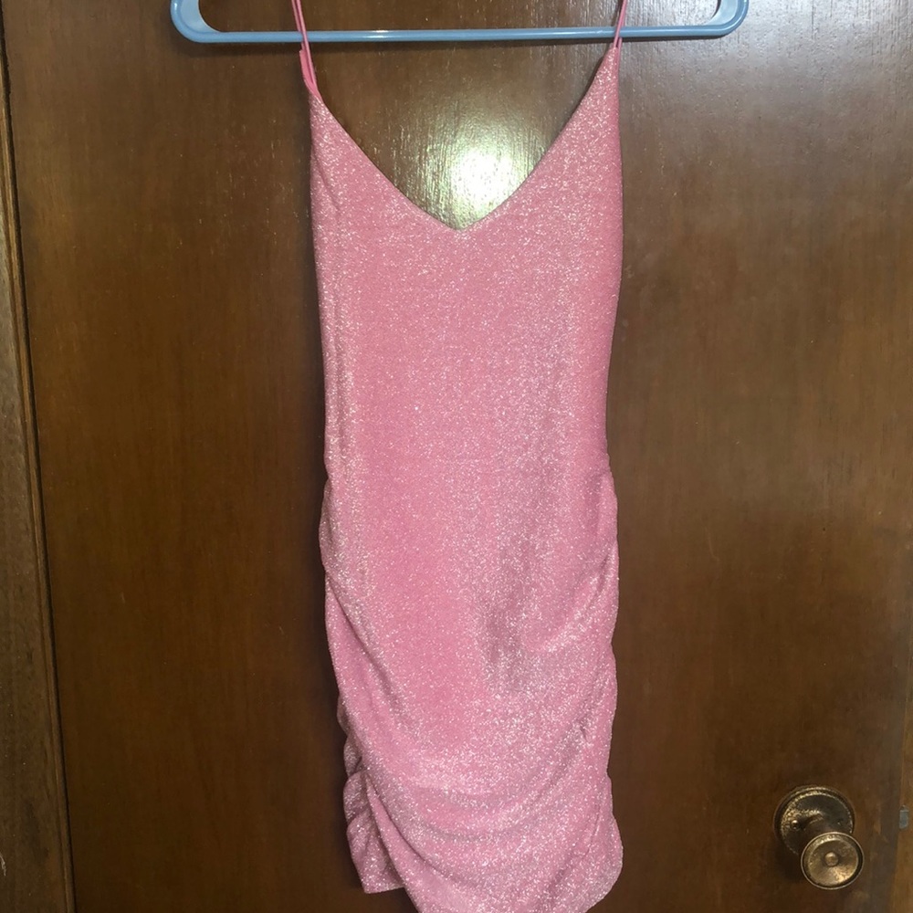 Sparkly Pink Formal Dress